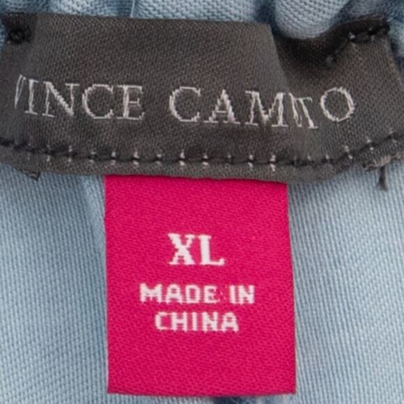 Vince Camuto Paper Bag Waist Pants In Artic Surf Size XL - Picture 7 of 13